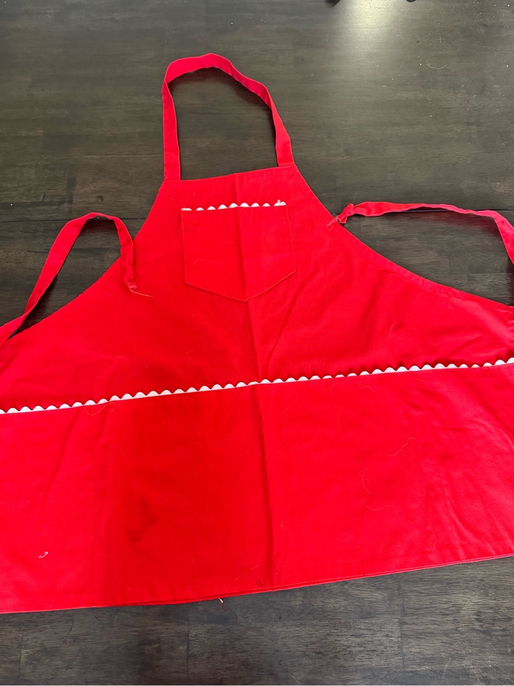 Red Vintage Chef Apron
